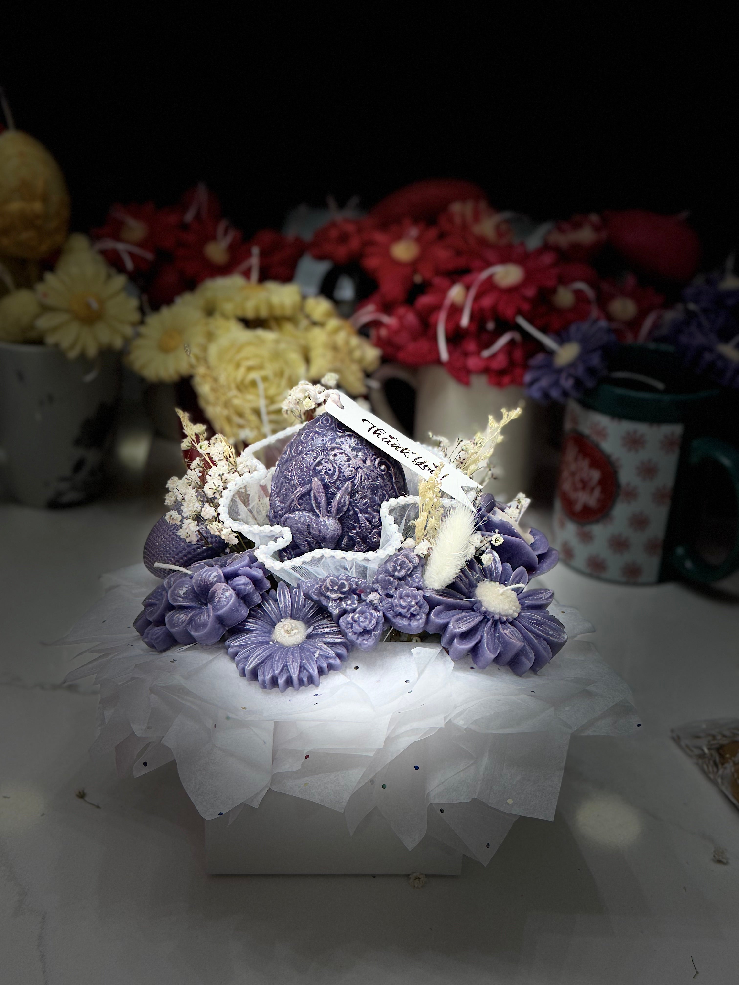 BOUQUET DE BOUGIES EN CIRE D'ABEILLE