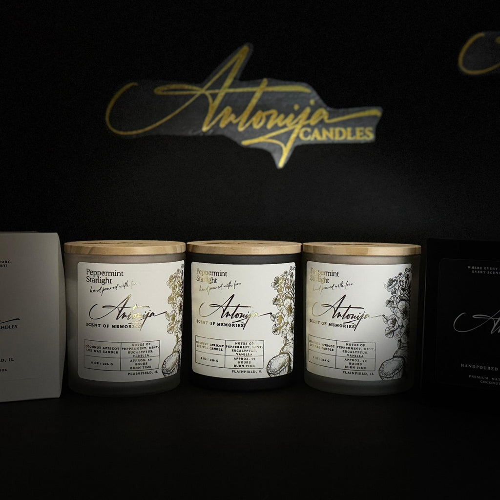 PEPPERMINT STARLIGHT Candle