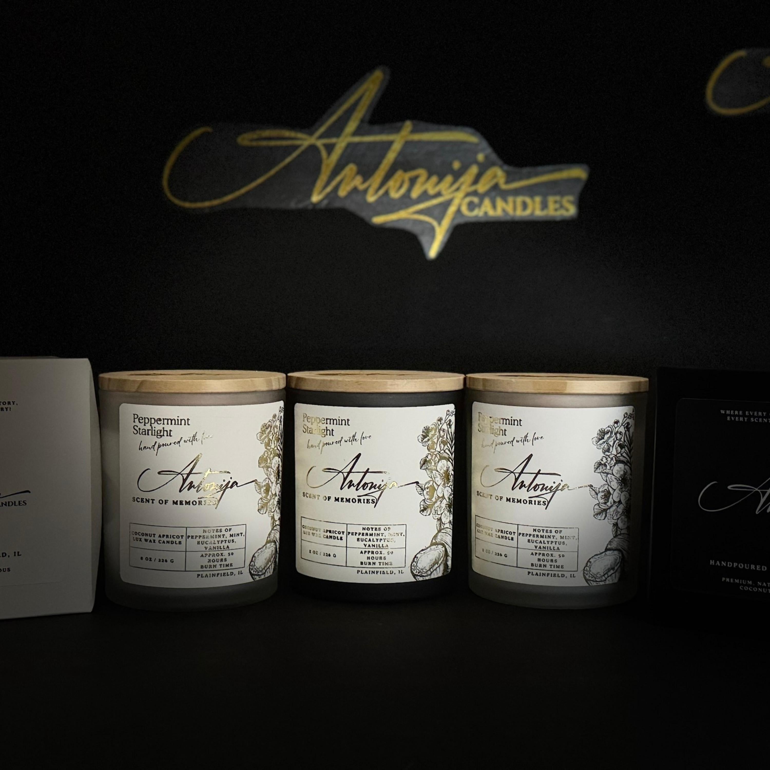 PEPPERMINT STARLIGHT Candle