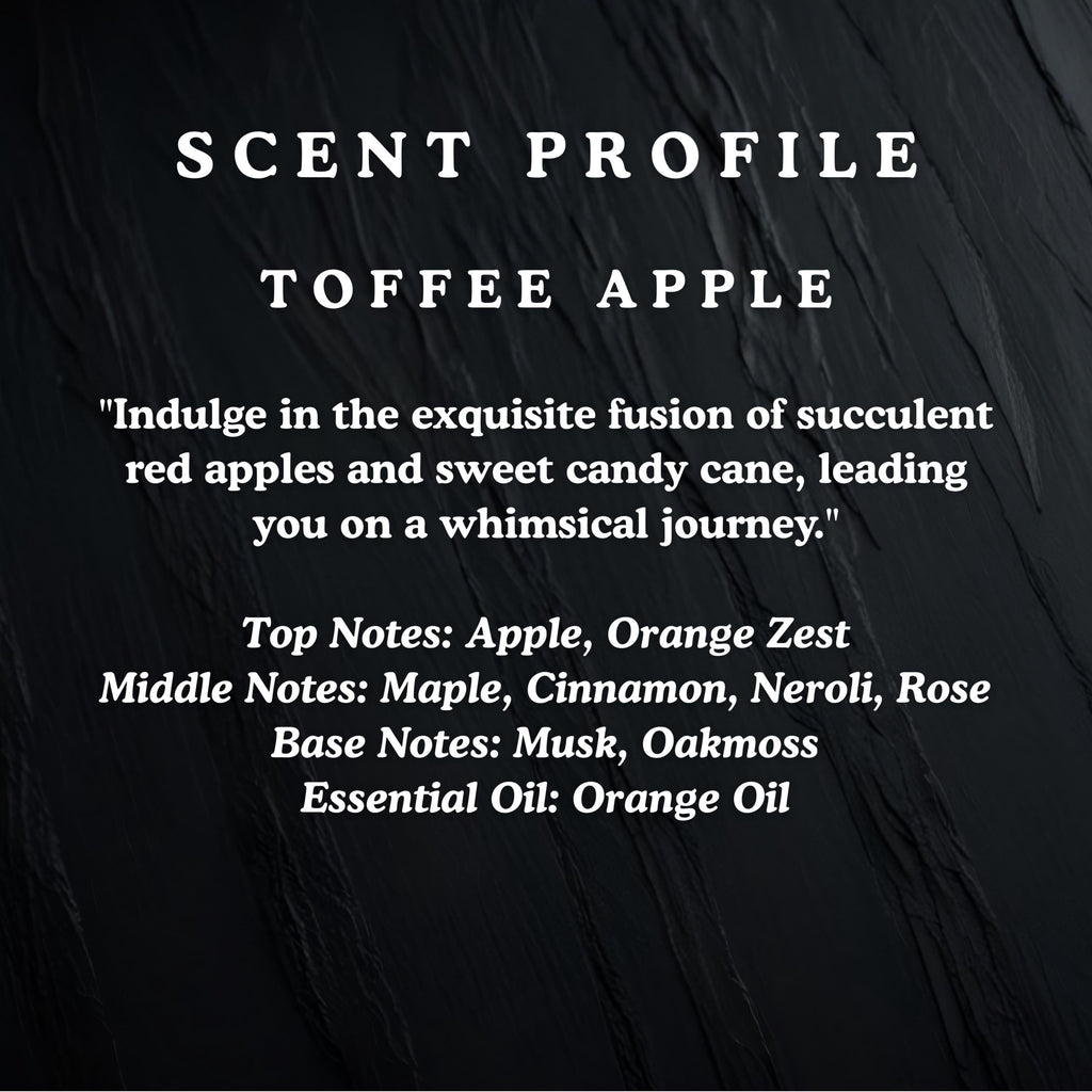 Свеќа со јаболко и карамела