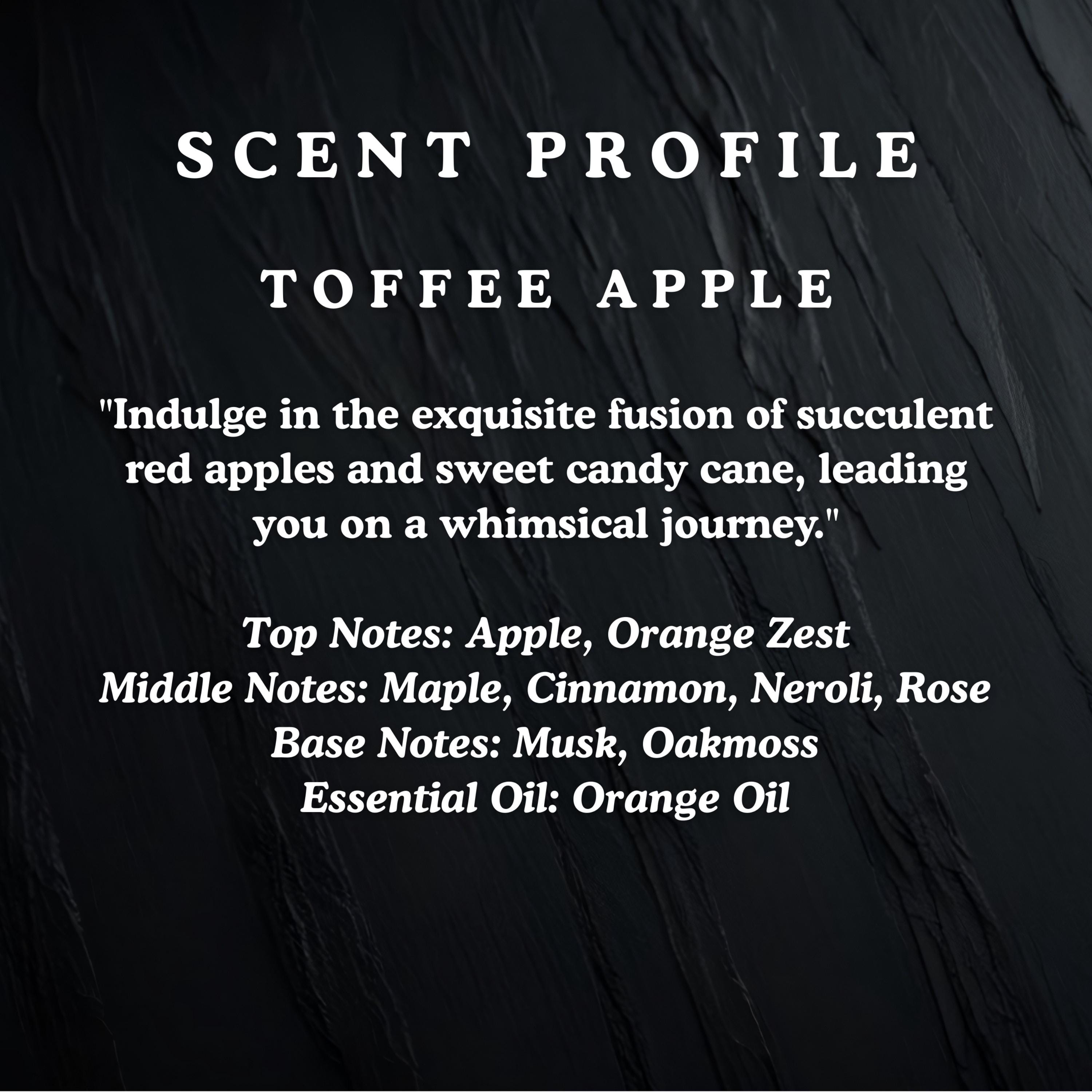 Свеќа со јаболко и карамела