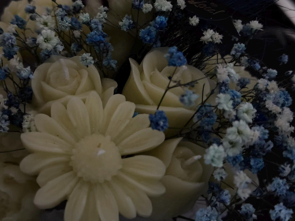 Букет од свеќи од пчелин восок