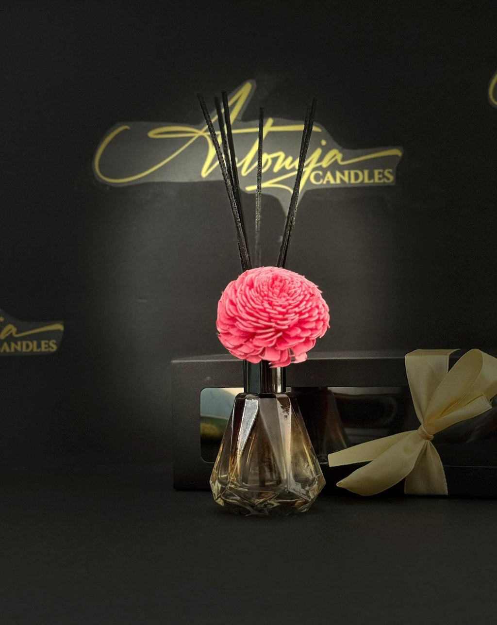 REED DIFFUSER | Luxury Home Fragrance with Sola Wood Flower