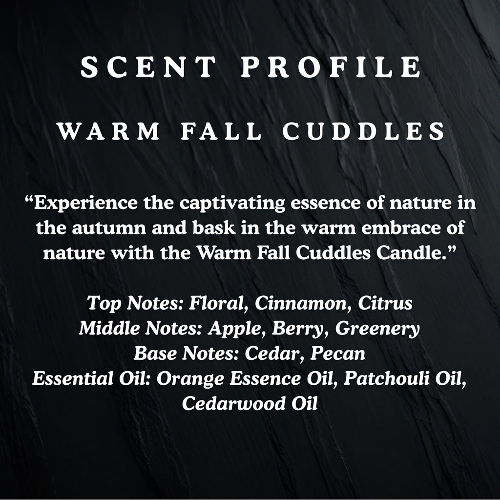 Bougie « Chaleureux Câlins d'Automne »