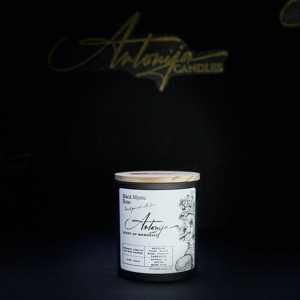 BLACK MYSTIC ROSE Candle