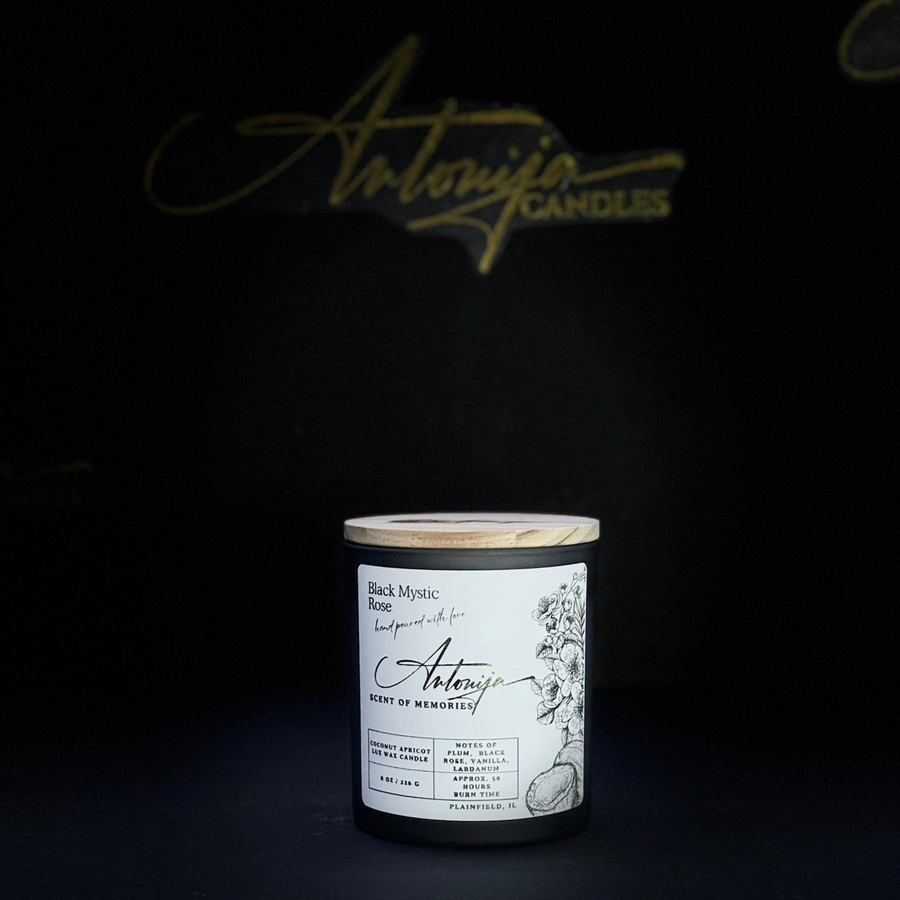 BLACK MYSTIC ROSE Candle