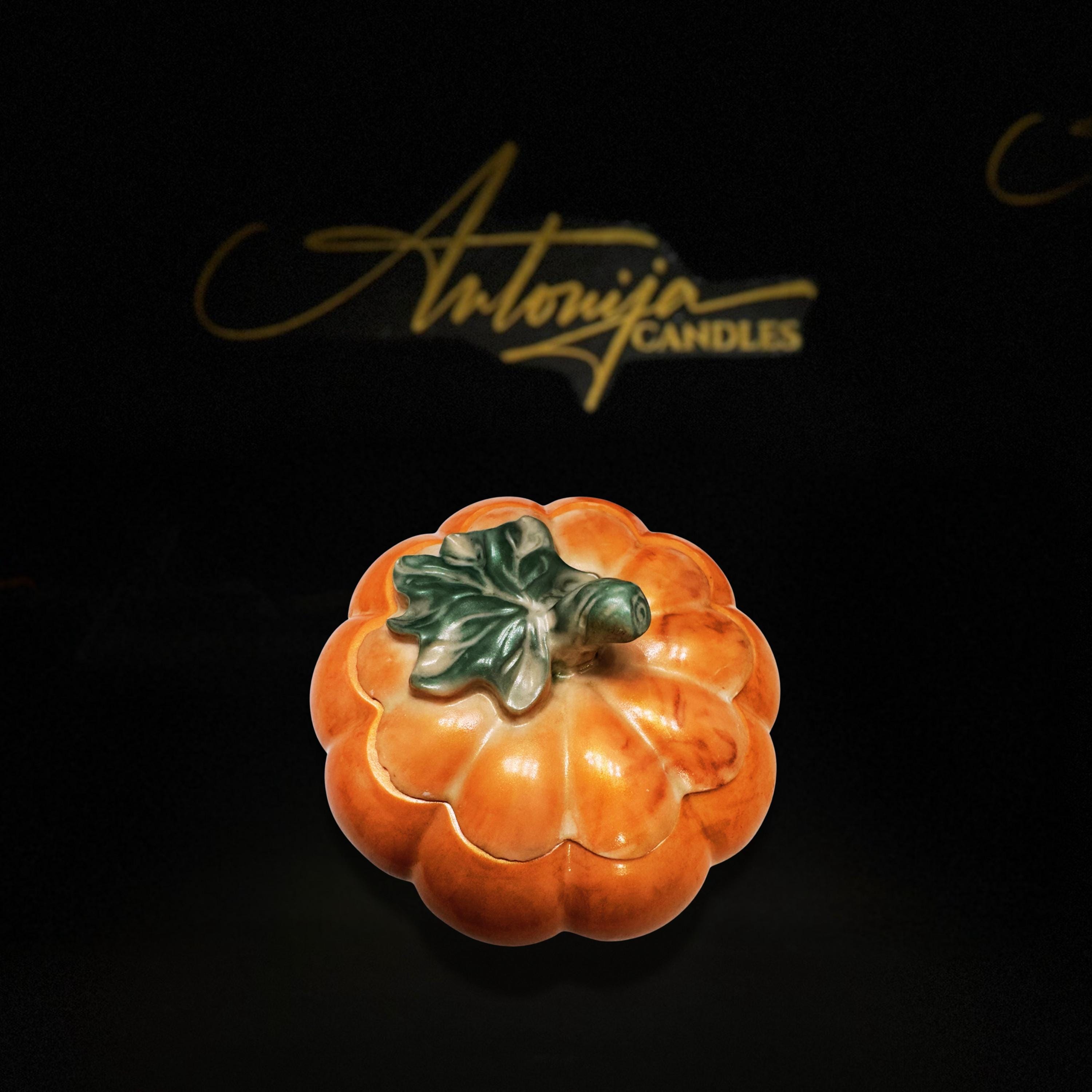 Pumpkin Candle Decor, Vessel, Storage - Resin, Natural Beeswax, Coconut-Apricot Wax, Custom Made, Pumpkin Resin Storage Box, Pumpkin Spice Candle, Fall Decor, Fall Candle