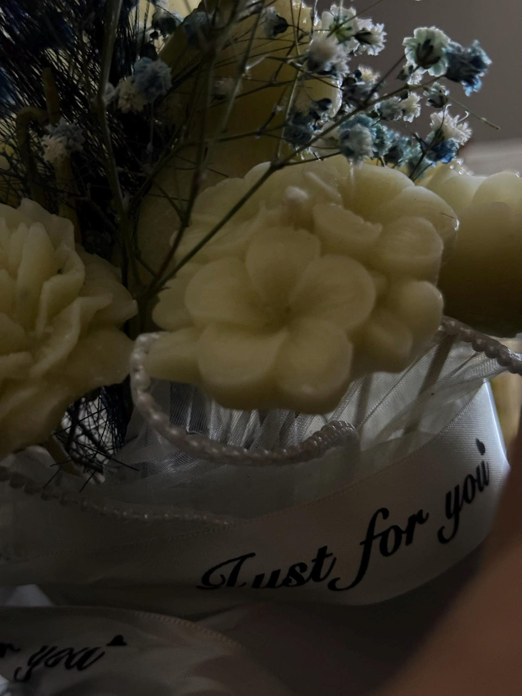 Букет од свеќи од пчелин восок