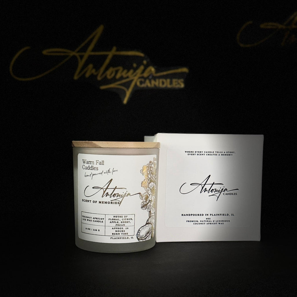 Bougie « Chaleureux Câlins d'Automne »