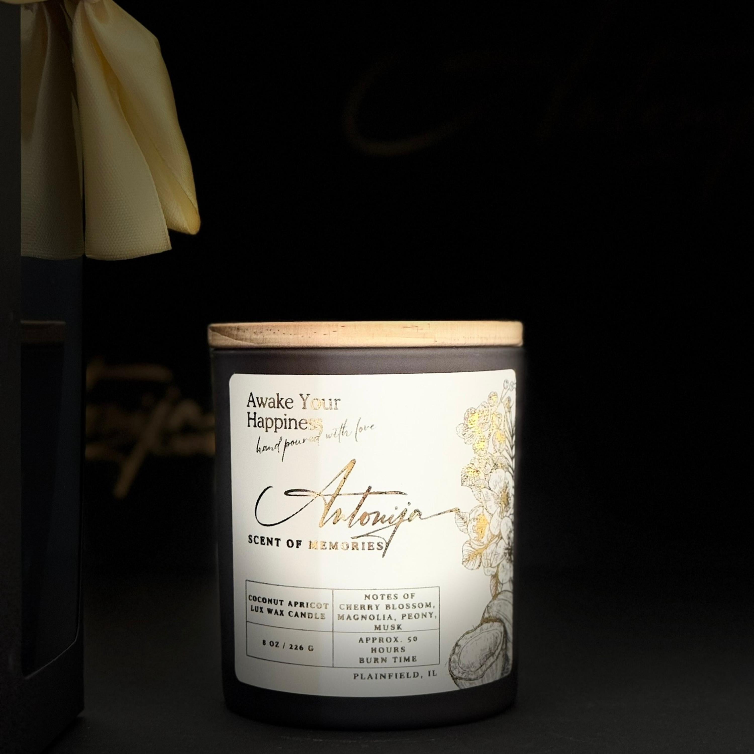 AWAKE YOUR HAPPINESS Candle – Antonija Candles