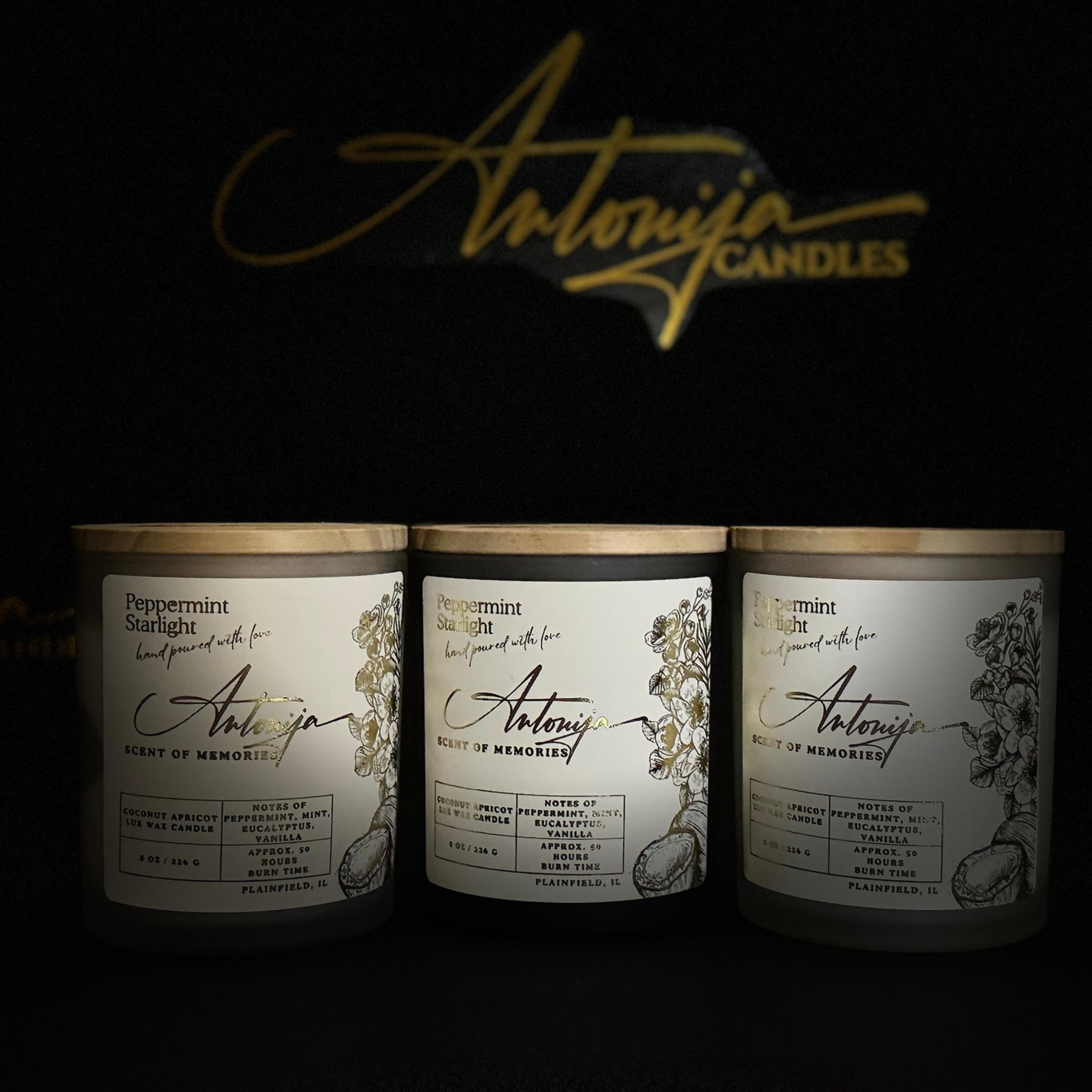 PEPPERMINT STARLIGHT Candle