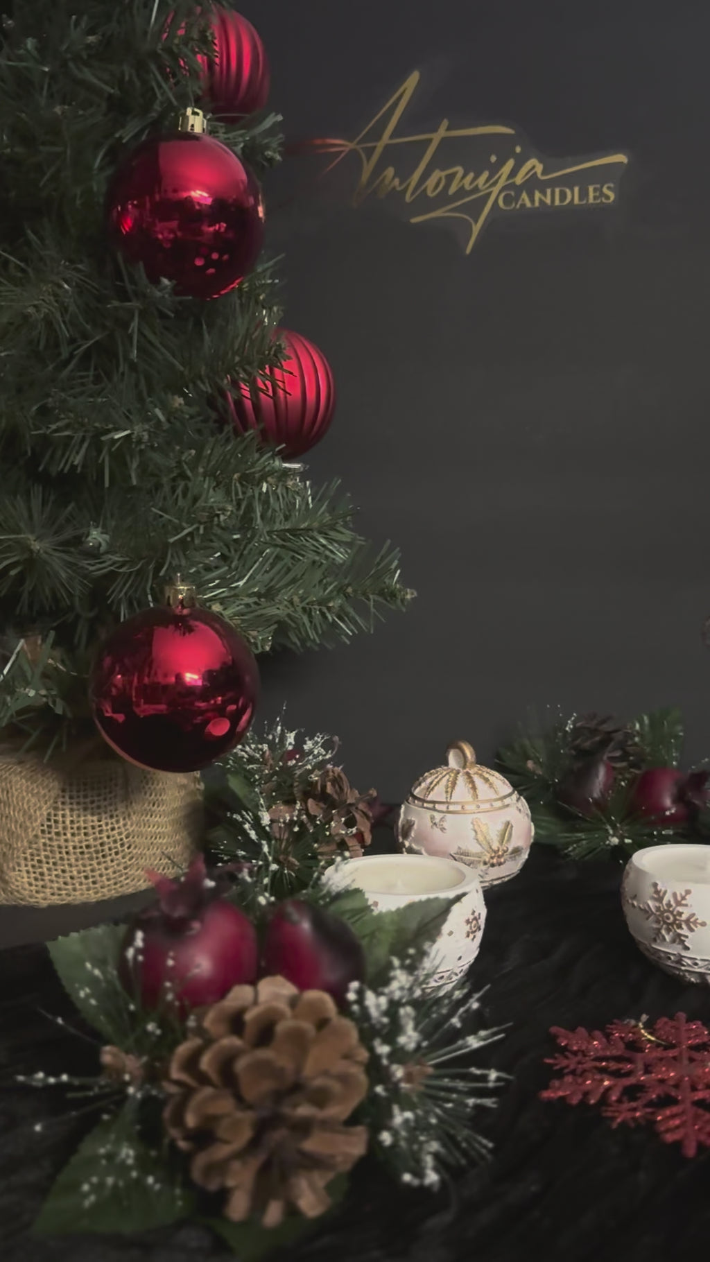 Christmas Candle Ornaments